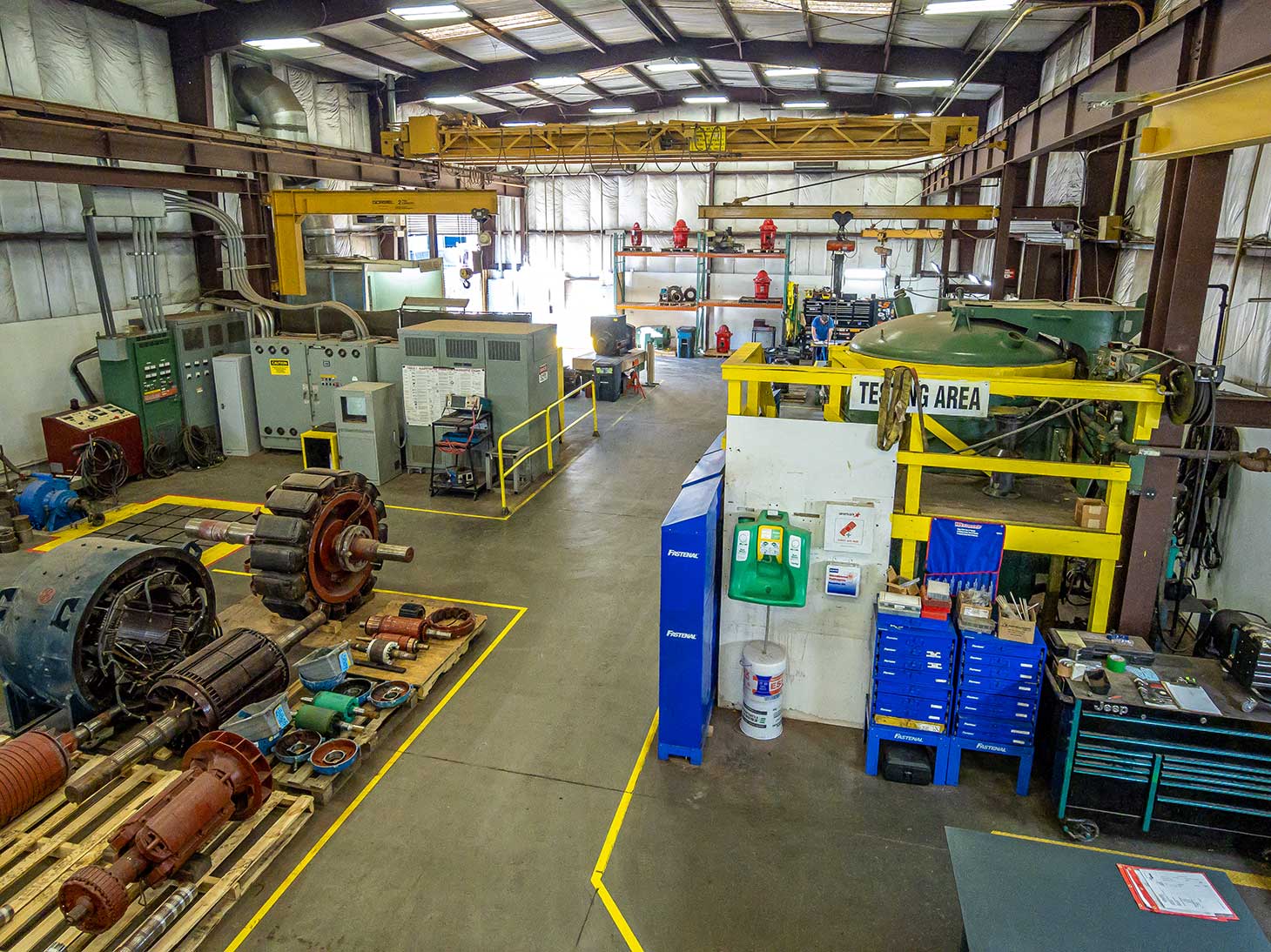 Rotating equipment shop services - Industrial Electro Mechanics - IEM