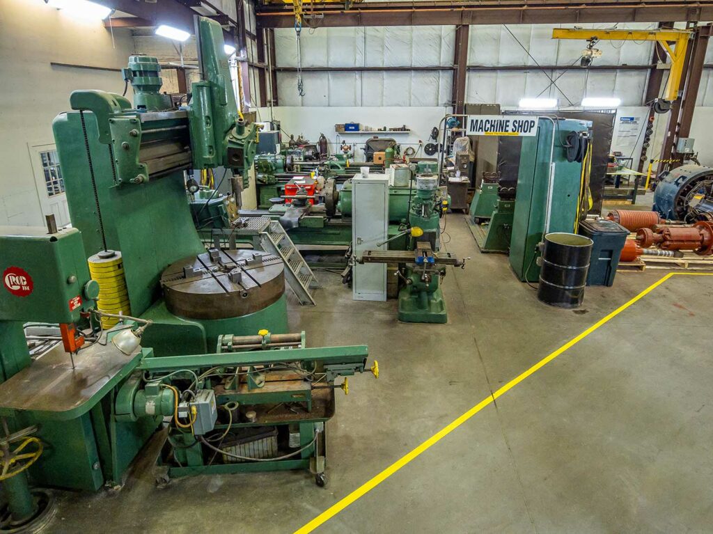 Rotating equipment shop services - Industrial Electro Mechanics - IEM