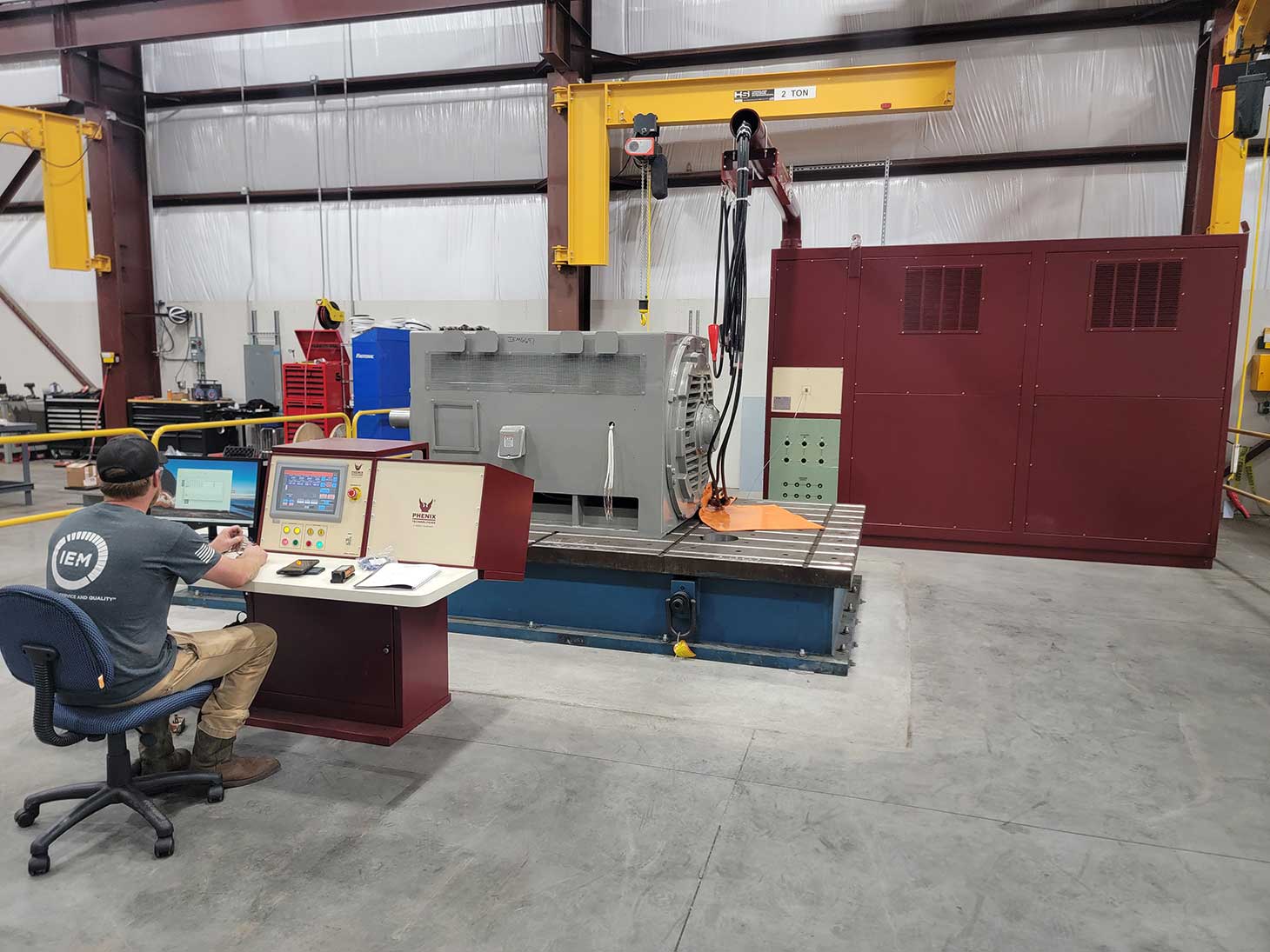 Rotating equipment shop services - Industrial Electro Mechanics - IEM